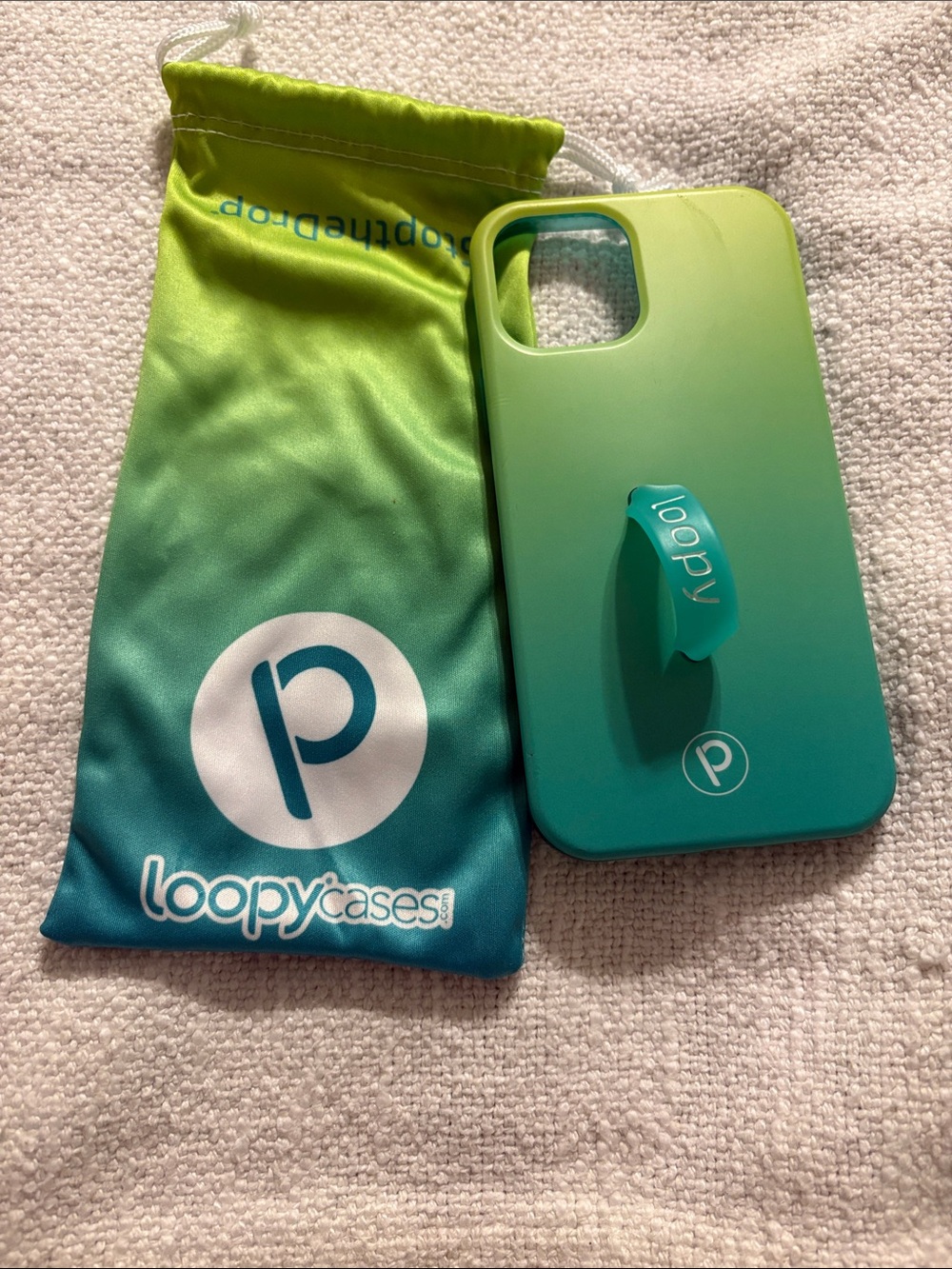 iPhone 12 Loopy Case Neon Green Phone Case: Glow in the Dark!